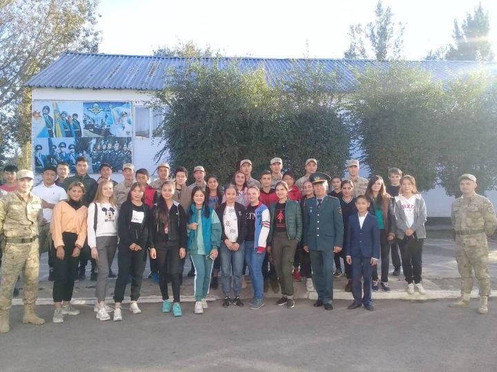 Посещение пограничной заставы села Карасай батыр